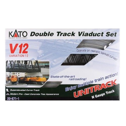 Double Track Variation Set for N Scale Model Trains by Kato