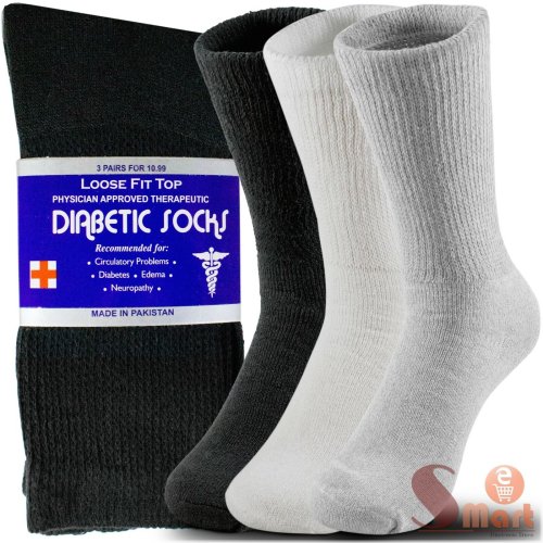 Heath Diabetic Crew Circulatory Socks