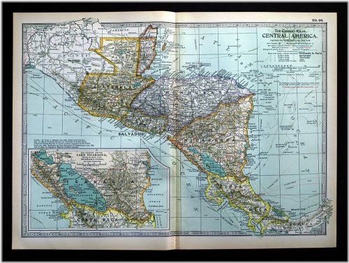 Central American Cartographic Treasures from 1897