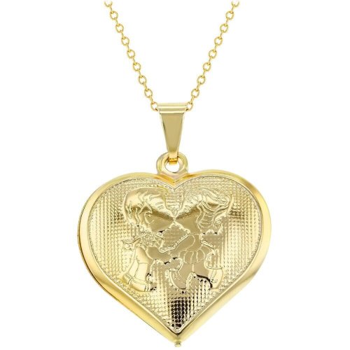 Sweetheart Kiss Pendant Necklace for Kids