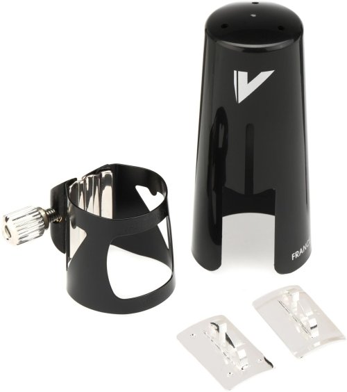 Black Diamond Clarinet Ligature and Cap Set by Vandoren