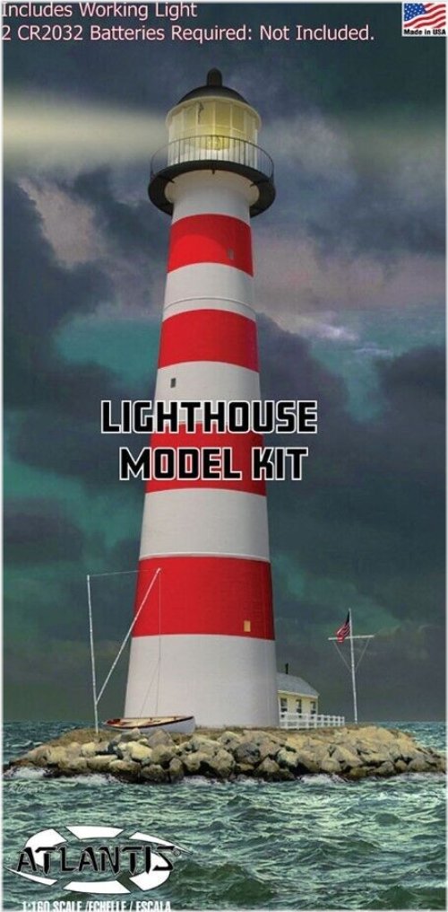 Illuminated Atlantis Lighthouse Model Kit