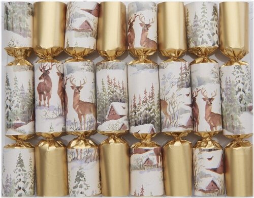 Mini Themed Charades Holiday Crackers with Deer by Robin Reed