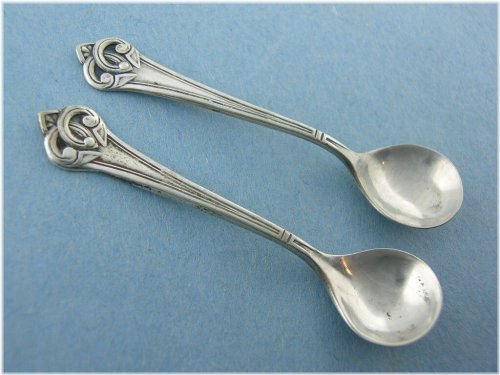 Nordic Silver Salt Spoons