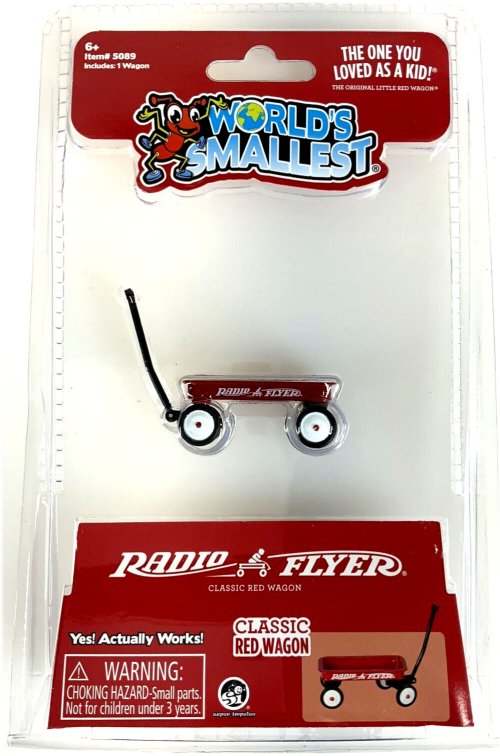 Tiny Red Wagon Miniature Toy