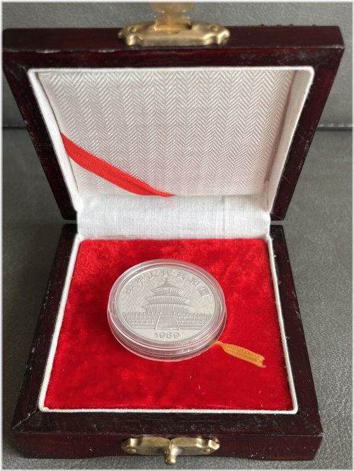 China Panda Palladium Proof Coin