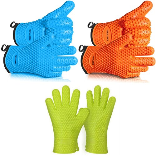 HeatGuard Silicone Gloves