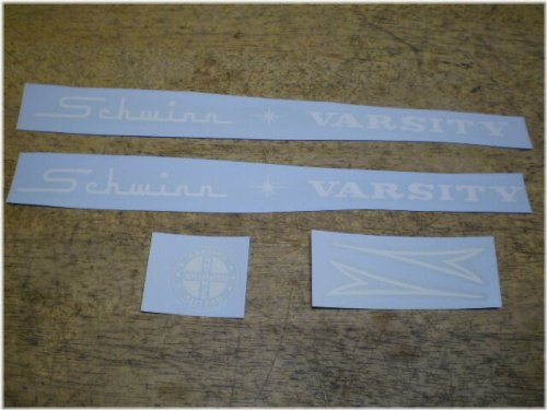 Vintage Schwinn Varsity Decal Set