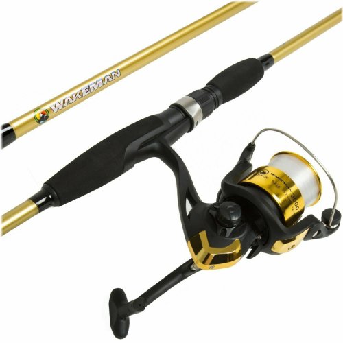 Gold Cast 78: Long 2-Piece Rod and Reel Combo for Spinning and Bait Fishing