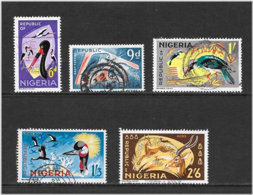 Nigerian Wildlife Stamp Collection (1965)