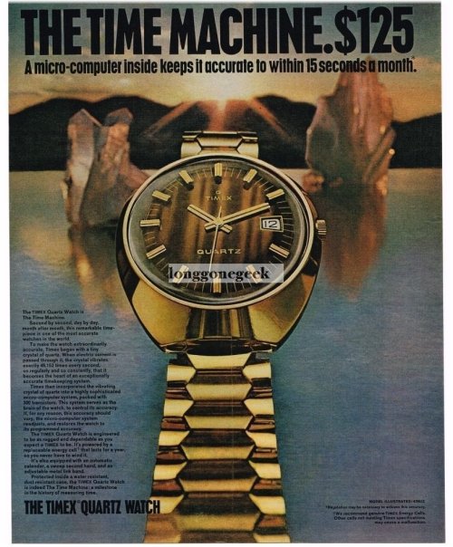 Timeless Timex Print Ad from 1972