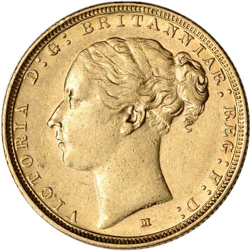 Victoria's Young Gold Sovereign from Melbourne Mint - Random Date