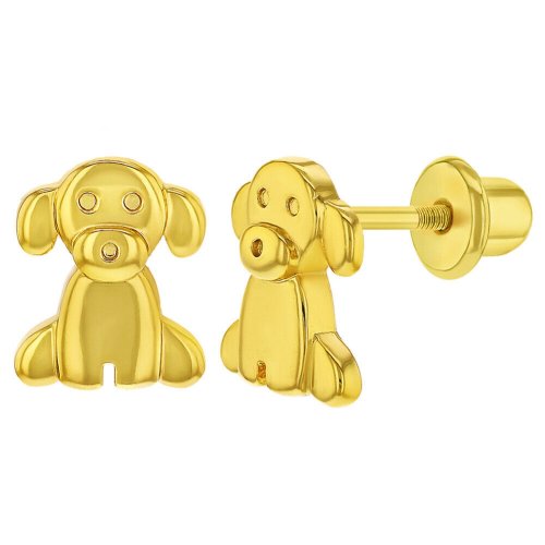 Golden Paws Earrings