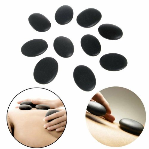 Natural Basalt Stone Massage Set