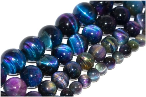 Aurora Tiger Eye Gemstone Beads