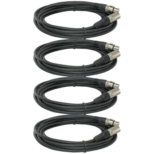 Shielded Soundlink XLR Extension Set - 4 Cables, 25FT Length