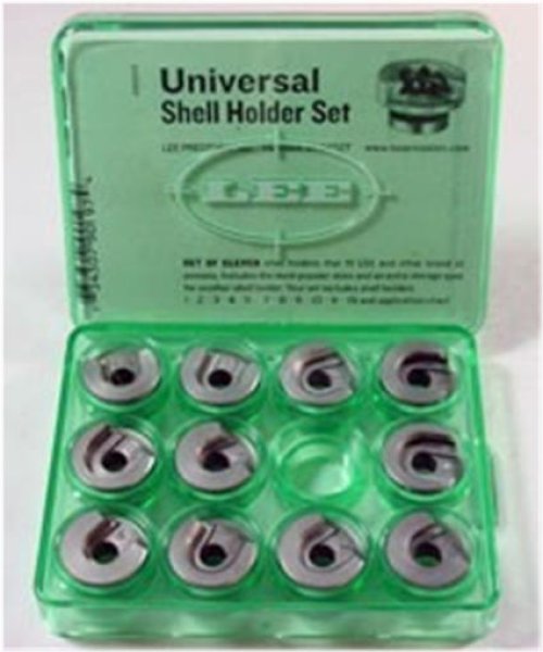 Universal Shell Holder Set with Storage Case by Lee Precision