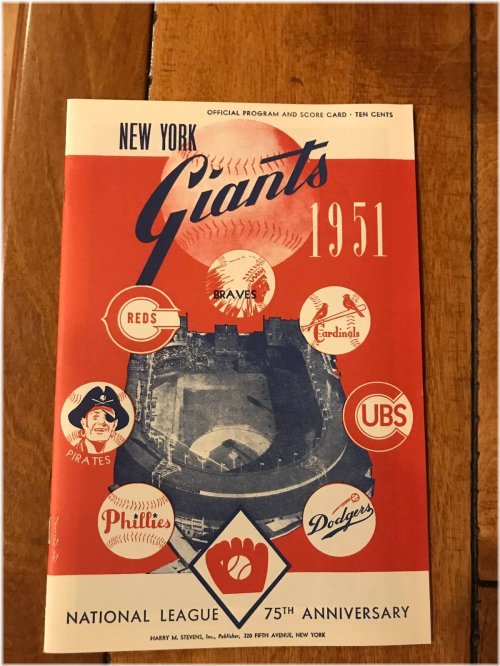 World Series Program Replica with Certificate of Authenticity