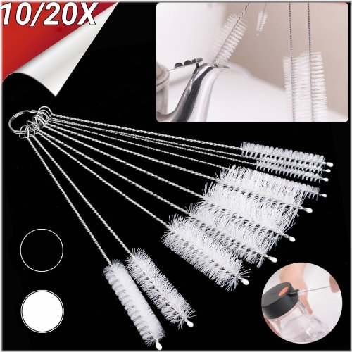 Nylon Brush Drinking Straw Cleaners Set