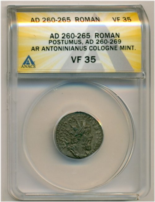 Postumus AR Antoninianus - Cologne VF35