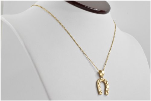 Golden Luck Horseshoe Necklace