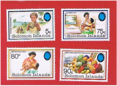 Solomon Islands Food-themed Stamp Set