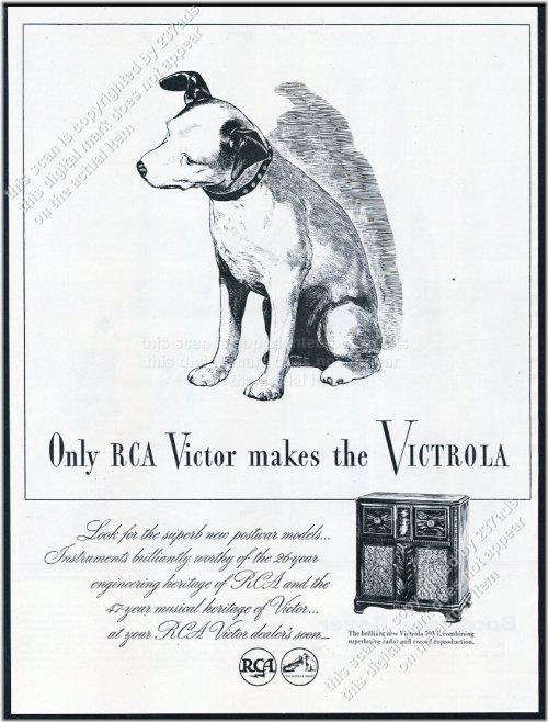 Nipper's Timeless Melodies Phonograph