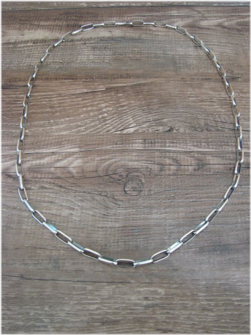 Southwest Sterling Silver Link Necklace - Sally Shirley