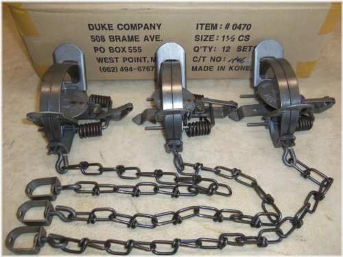 Duke Coil Spring Traps - Set of 3