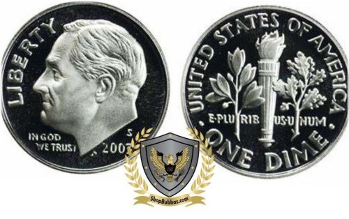 2008 S Roosevelt 90% Silver Dime DCAM GEM PROOF #2008SD