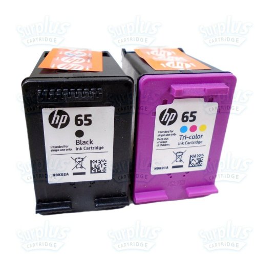 Dual Pack HP 65 Ink for Selected Printers