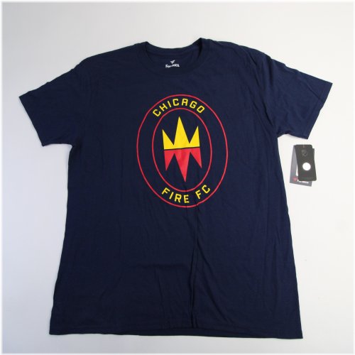 Chicago Fire FC Men's Blue Short Sleeve Shirt