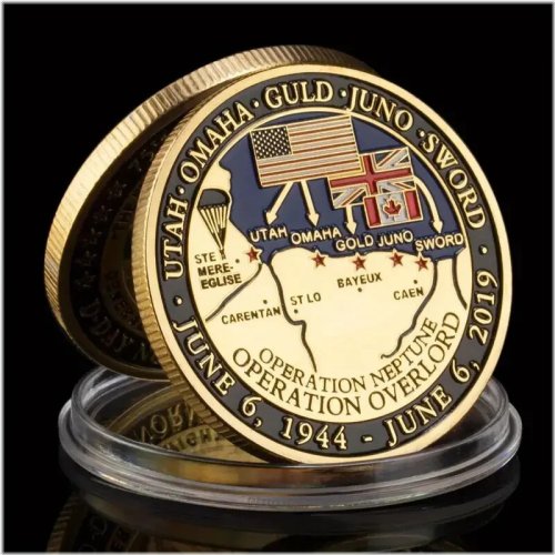 D-Day Commemorative Medallion Set