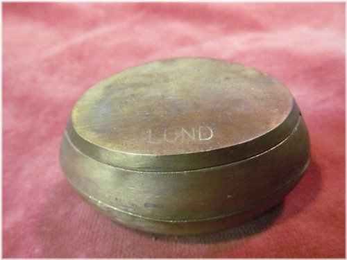 Lund Brass Denture Mold