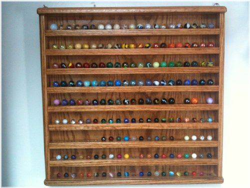 Miniature Marble Collection Display Case