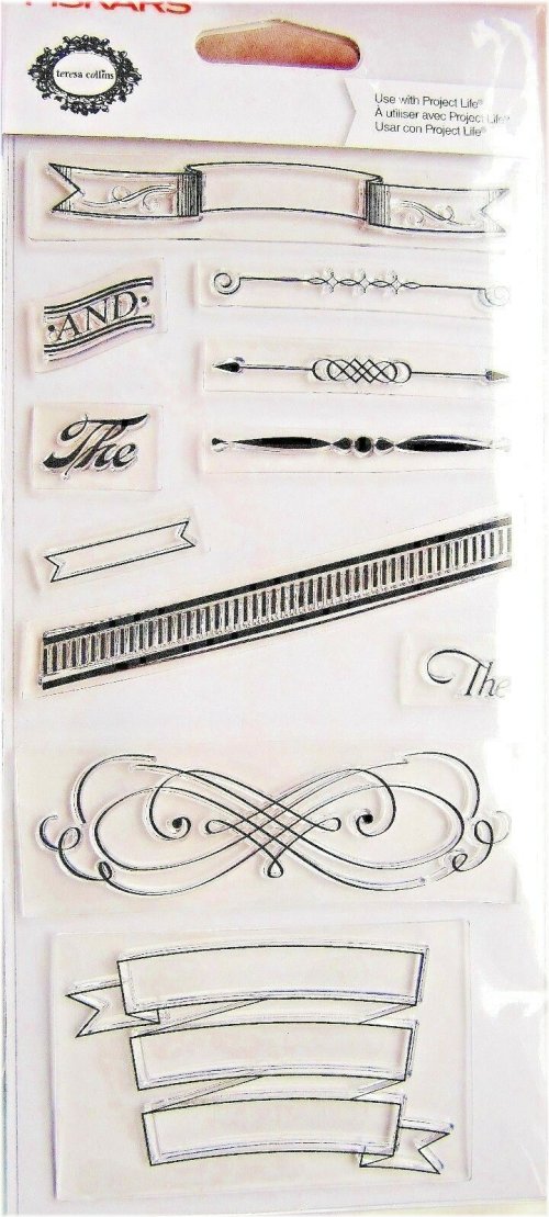 Chalk Art Banners & Accents Stamp Set