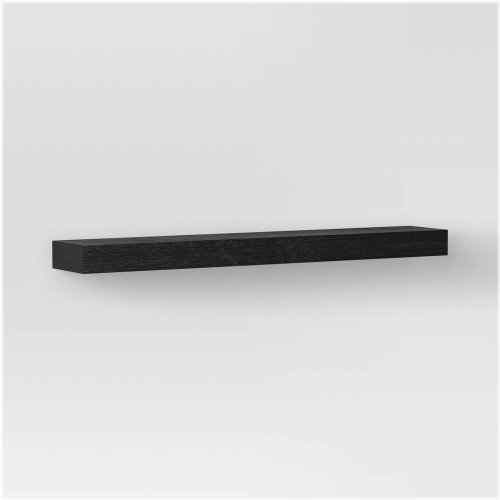 Midnight Oak Floating Shelf