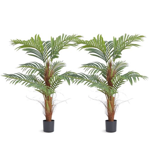 Tropical Silk Areca Palm Duo