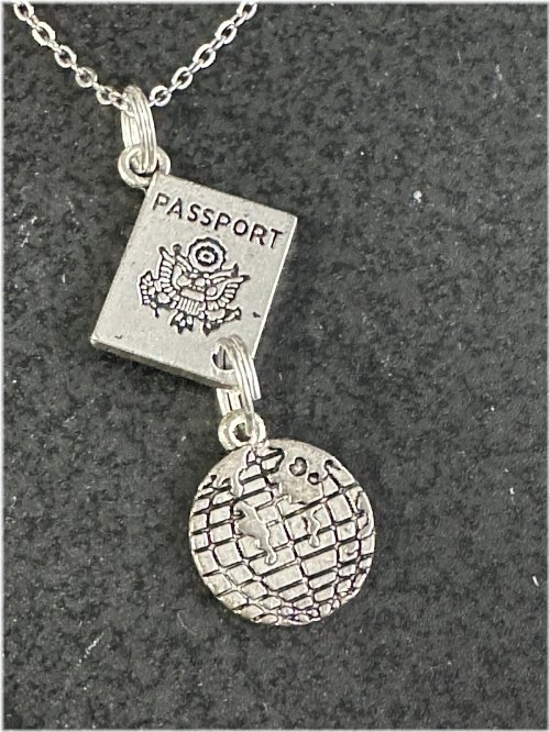 World Traveler Charm Necklace