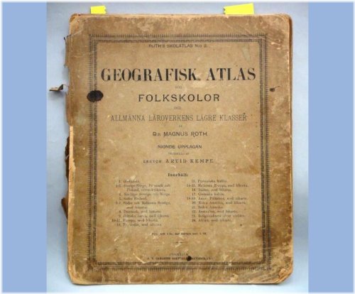 Roth's Geografisk Folkskolor Atlas (1898)