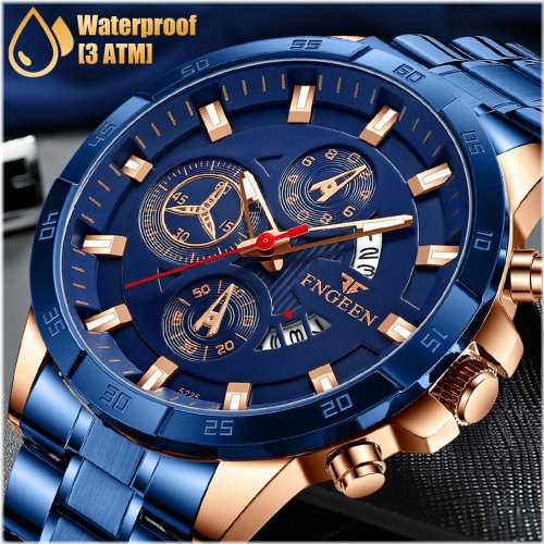 AquaSteel Lumina Wristwatch