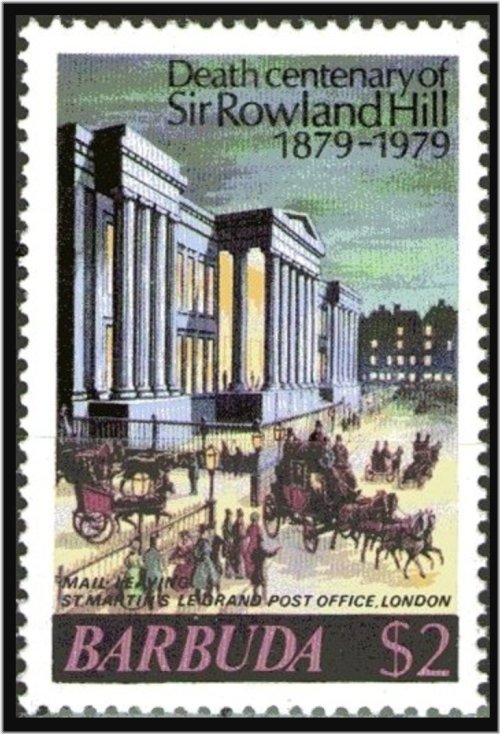 Barbuda Post Office Commemorative Stamp