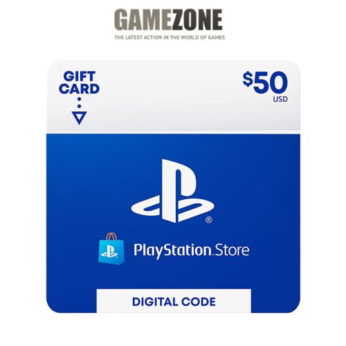 Game Cash Instant Access Card - $50 USD Value - PlayStation Store Compatible