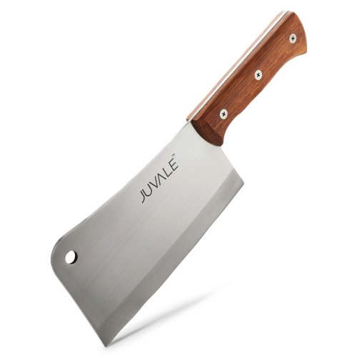 Precision Cutlery Set: 8" Stainless Steel Butcher Knife and Meat Cleaver for Professional Chefs