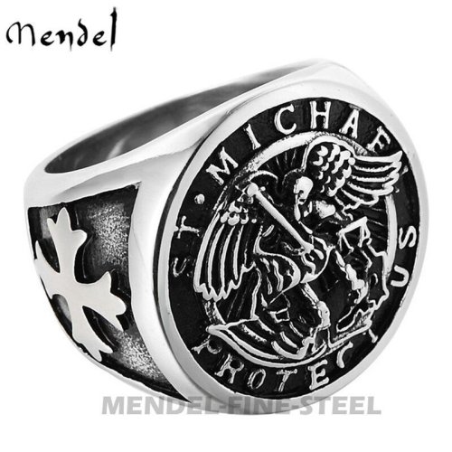 Archangel Michael Ring for Men