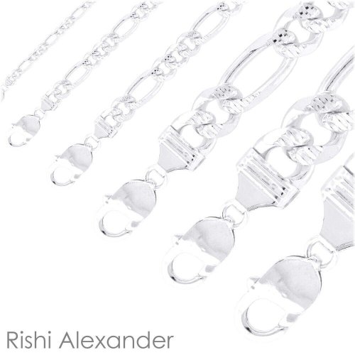 Figaro Diamond-Cut Chain Necklace