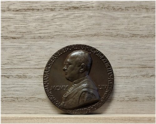 WWII Military Vicar Commemorative Bronze Medal