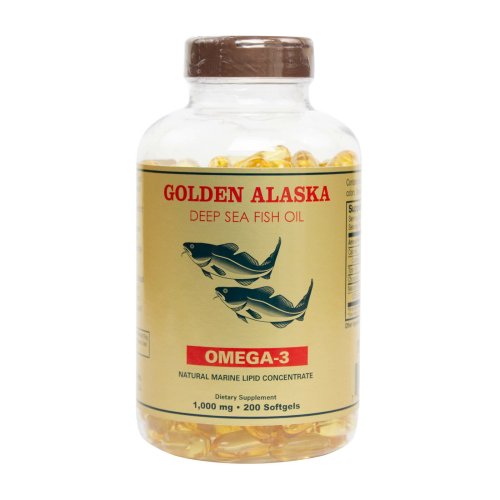 Alaska Omega-3 Fish Oil: 1000mg Softgels for a Healthy Lifestyle