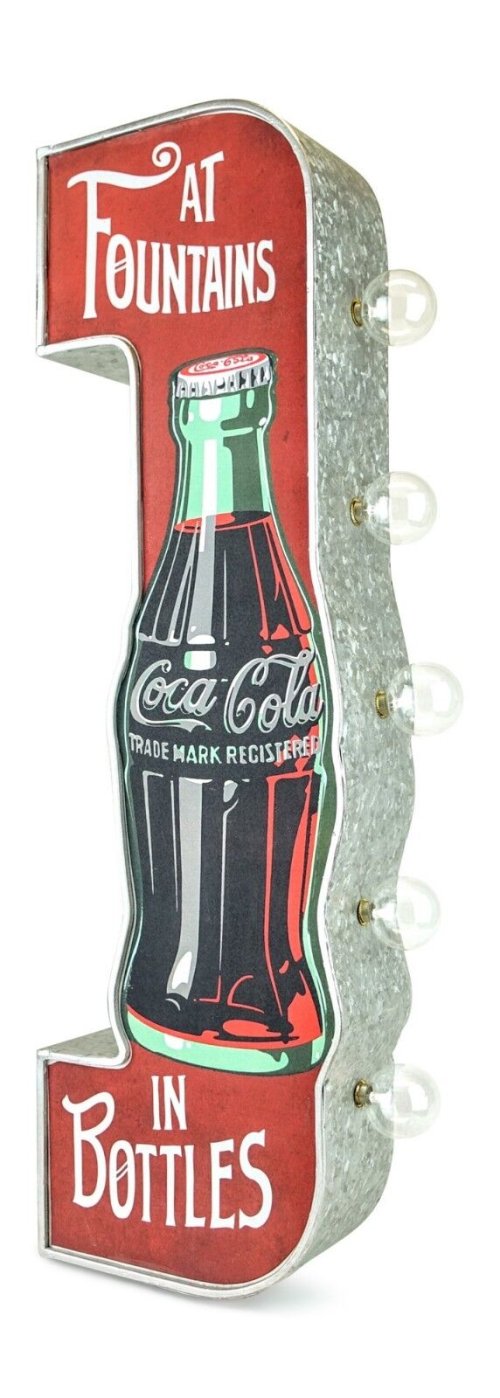 Coca-Cola Bottle-Shaped Double-Sided LED Marquee Sign