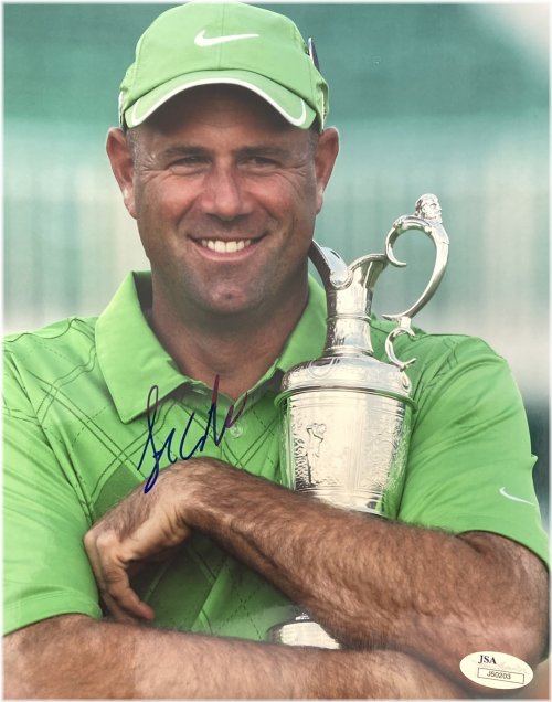 Fairway Legends: Stuart Cink Autographed Golf Photo
